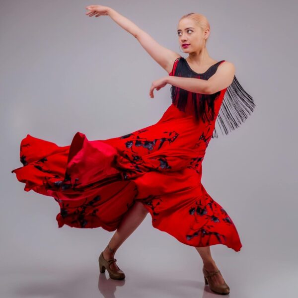 A Spanish dancer