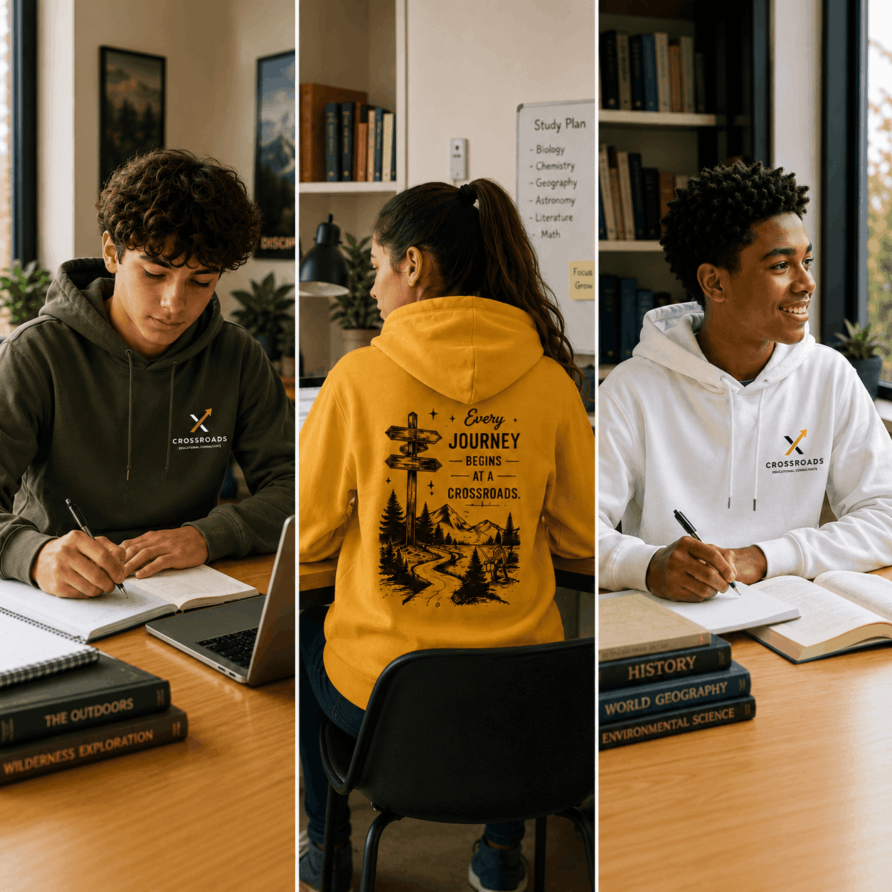 crossroads hoodies worn by teenages