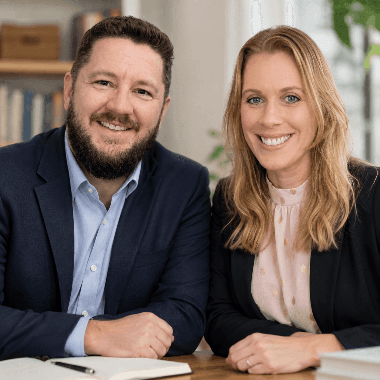 About Crossroads founders Kate and Gavin Gibson.
